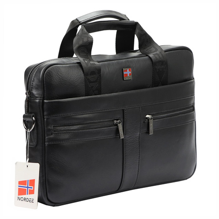 NORDEE teczka skóra naturalna - mężczyzna