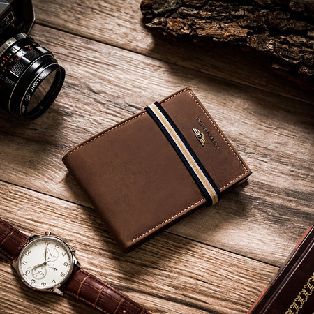 Portfel męski skórzany skóra naturalna  Peterson 