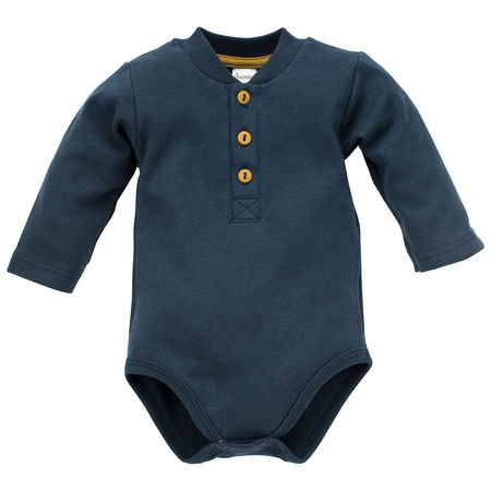 Body niemowlęce wyprawka  polo  Secret Forest Pinokio granatowe