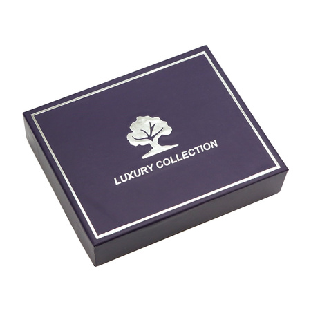 Portfel damski skórzany skóra naturalna Luxury 