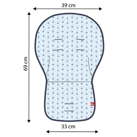 WKŁADKA DO WÓZKA EEVI NIEB GWIAZDKI Ewa Klucze
