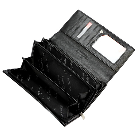 Portfel damski skóra naturalna + skóra ekologiczna Pierre Cardin