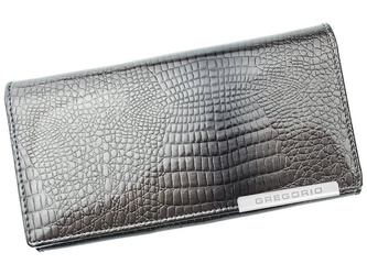 Portfel damski skórzany skóra naturalna Gregorio