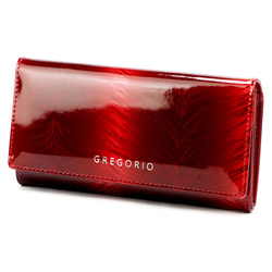 Portfel damski skóra naturalna skórzany Gregorio