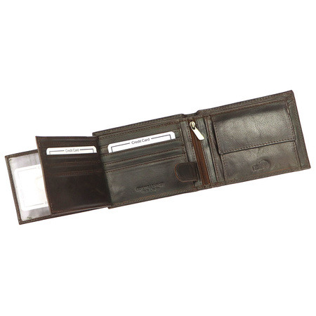 Portfel męski skórzany skóra naturalna Nordee