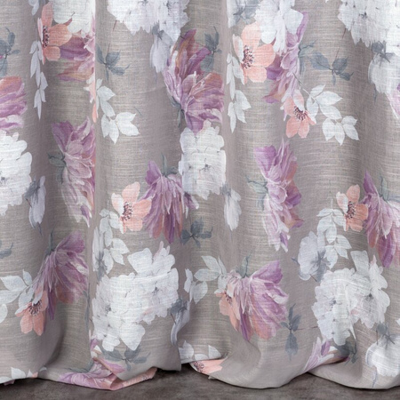 ZASŁONA GOTOWA SHERRY 140 X 250 CM SREBRNY