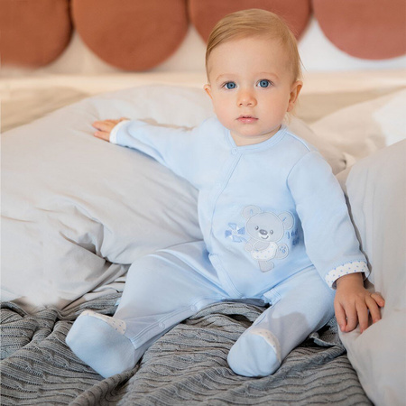 PAJAC niemowlęcy wyprawka  NEWBORN ECRU Ewa klucze