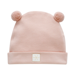 Czapka niemowlęca SCI+POM WINTER 24/25 różowy,łosoś 68