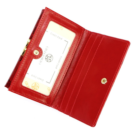 Portfel damski skóra naturalna skórzany Gregorio