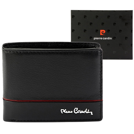 Portfel męski skórzany skóra naturalna Pierre Cardin