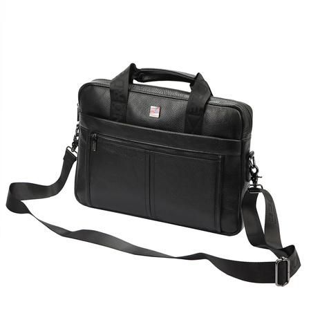 Teczka torba męska skórzana skóra naturalna Nordee 