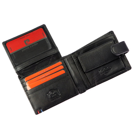 Portfel męski skórzany skóra naturalna Pierre Cardin