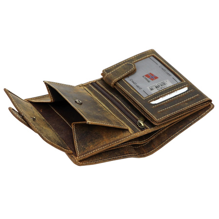 Portfel męski skórzany skóra naturalna Nordee