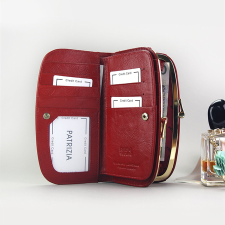 Portfel damski skórzany skóra naturalna Patrizia