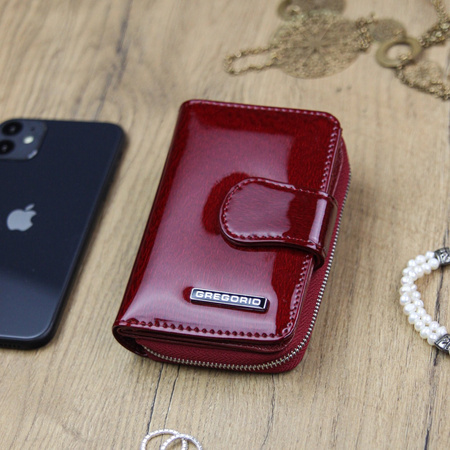 Portfel damski skórzany skóra naturalna Gregorio 