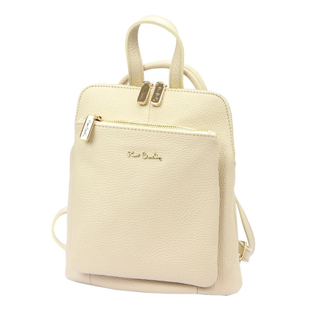 Plecak damski skórzany skóra naturalna Pierre Cardin