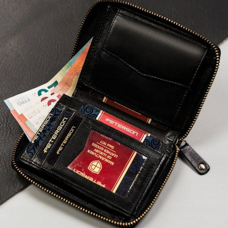 Portfel męski skórzany skóra naturalna  Peterson 
