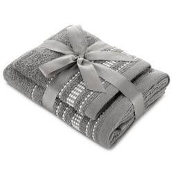 KOMPLET RĘCZNIKÓW 2 37 X 25 X 6 CM STALOWY