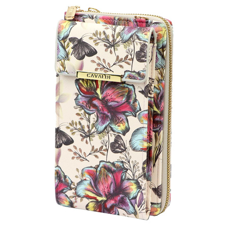 Portfel damski skórzany skóra ekologiczna Cavaldi 