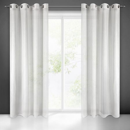 FIRANA GOTOWA ELICIA 140 X 250 CM BIAŁY