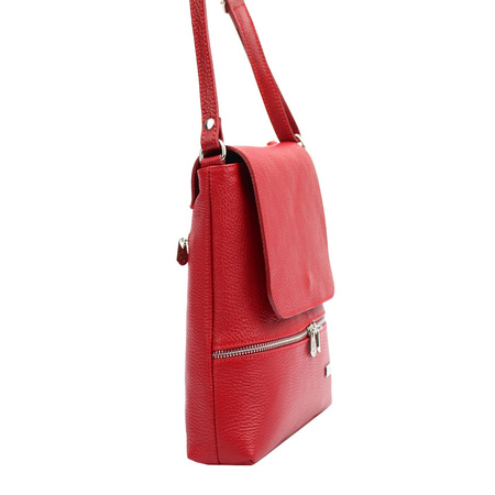 MiaMore torebka listonoszka skóra naturalna beżowy