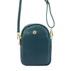 Greorgio torebka listonoszka skóra naturalna niebieski