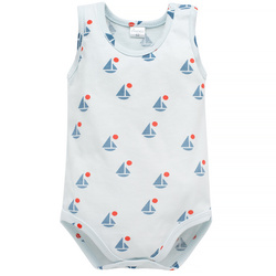 BODY NA RAMIACZKACH SAILOR NIEBIESKI 80