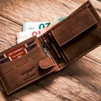 Portfel męski skórzany skóra naturalna  Peterson
