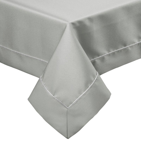 OBRUS MADELE 145 X 350 CM SREBRNY