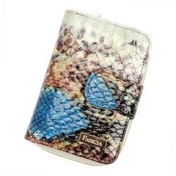 Portfel skóra naturalna wielokolorowy PATRIZIA VL- - kobieta
