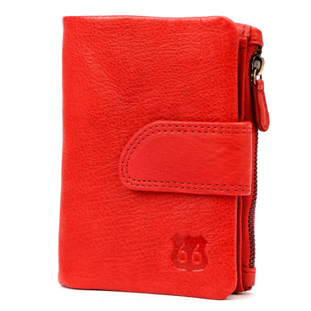 Portfel damski skórzany skóra naturalna Route 66