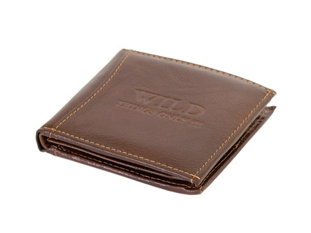 Portfel męski skórzany skóra naturalna Wild 