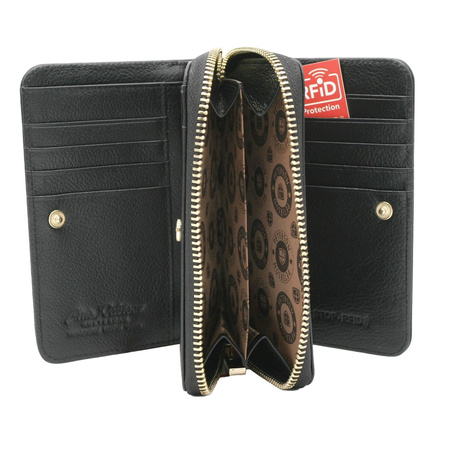 Portfel damski skórzany skóra naturalna  Peterson