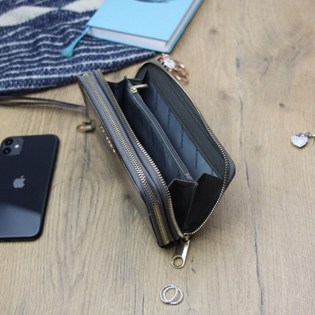 Portfel damski skórzany skóra naturalna Gregorio 