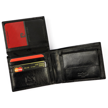 Portfel męski skórzany skóra naturalna Pierre Cardin