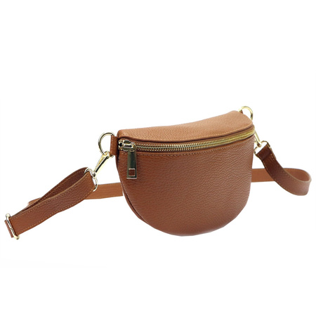 Saszetka nerka damska skórzana skóra naturalna Patrizia