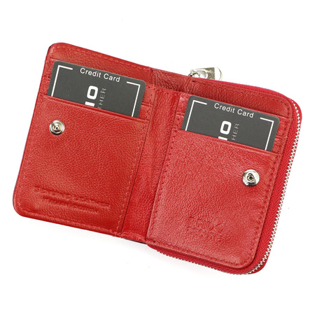 Portfel damski skórzany skóra naturalna Gregorio 