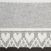 FIRANA GOTOWA DORIS NA TAŚMIE 150 X 30 CM KREMOWY