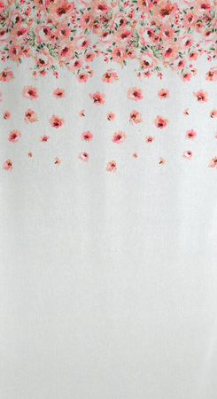 ZASŁONA GOTOWA OLIWIA NA TAŚMIE 140 X 270 CM BIAŁY