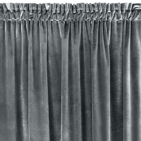 ZASŁONA GOTOWA SAMANTA NA TAŚMIE 140 X 270 CM GRAFITOWY