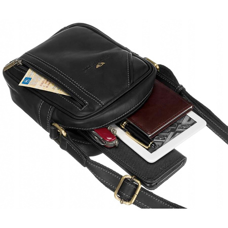 Torba saszetka listonoszka męska na ramię Peterson