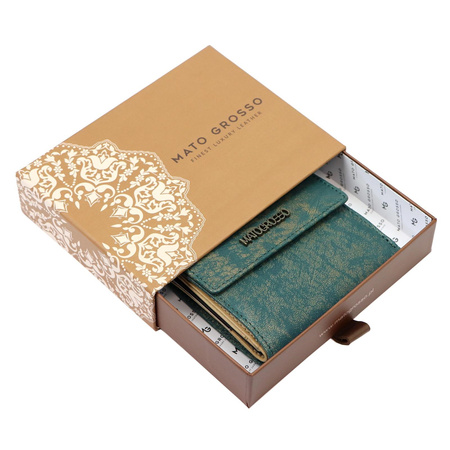 Portfel damski skórzany skóra naturalna Mato Grosso