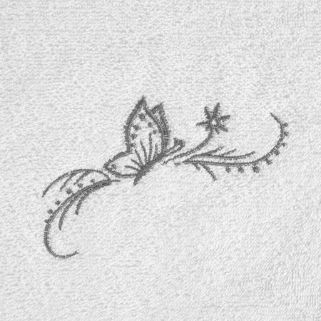 KOMPLET RĘCZNIKÓW 3 56 X 36 X 7 CM BIAŁY