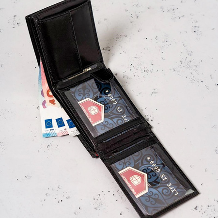 Portfel męski skórzany skóra naturalna  Peterson