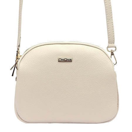 MiaMore torebka listonoszka skóra naturalna różowy