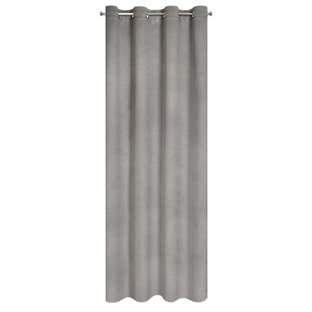 ZASŁONA GOTOWA AMARO 140 X 250 CM SZAROBEŻOWY