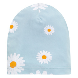 Czapka JJJ DAISY niebieski,stokrotki 110 do 122