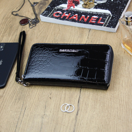 Portfel damski skórzany skóra naturalna Gregorio 