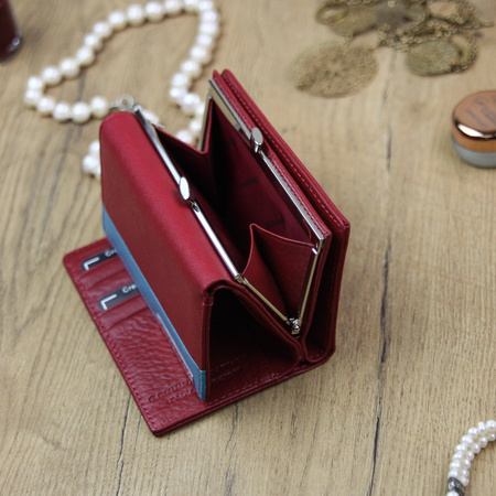 Portfel damski skórzany skóra naturalna Gregorio 