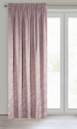 ZASŁONA GOTOWA RIVA NA TAŚMIE 140 X 270 CM RÓŻOWY